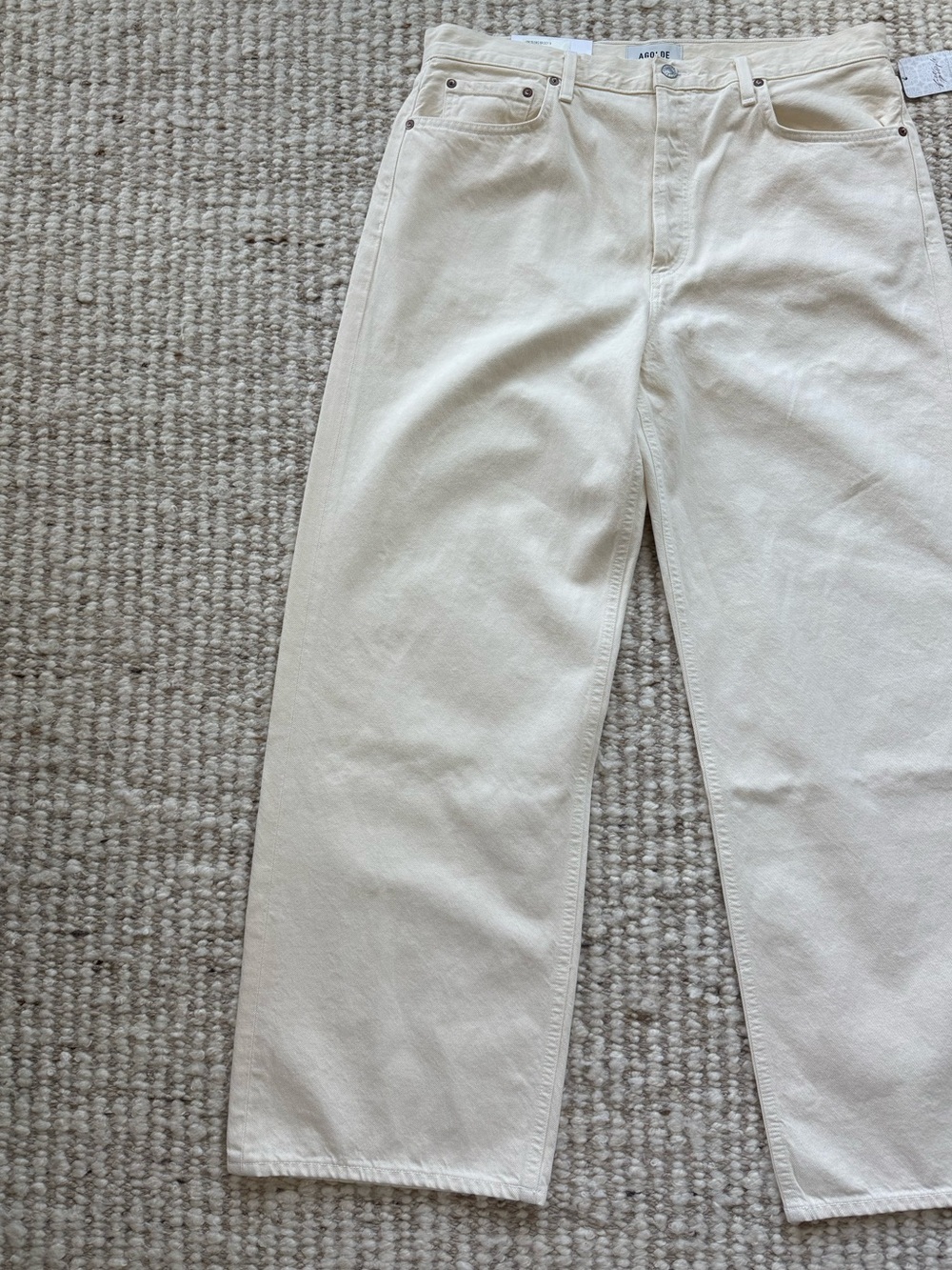 AGOLDE Low Slung Baggy Jeans Size 31 Solar NWT - Picture 5 of 10